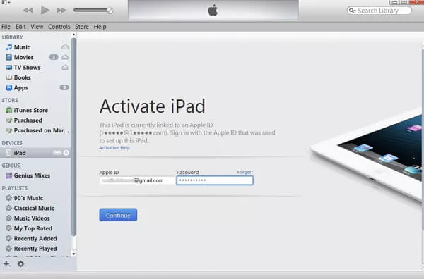 activate iPad