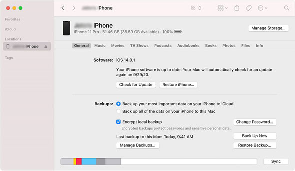connect iphone with mac system