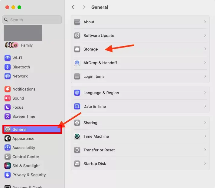 select storage