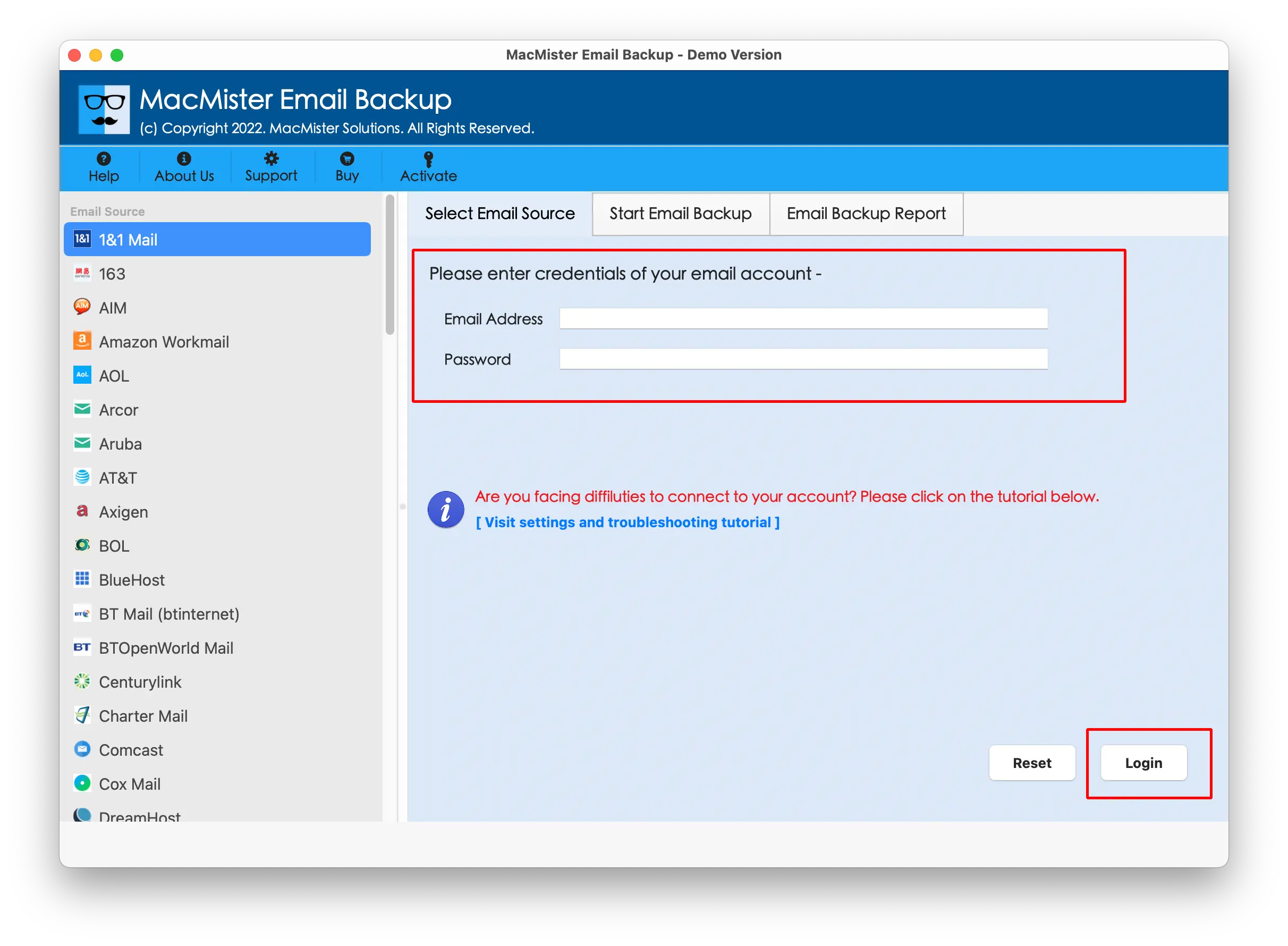 login to webmail account