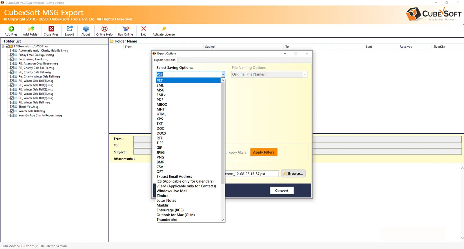 msg to pst converter for windows