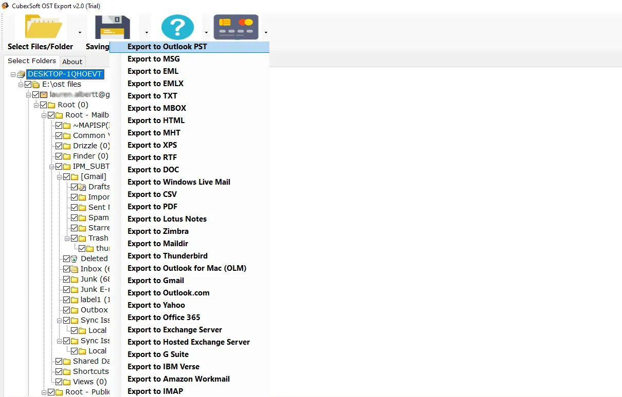 OST converter for Windows