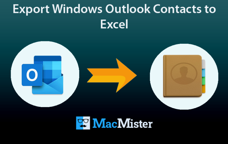 How To Export Contacts From Windows Outlook To Mac Address Book On Mac 