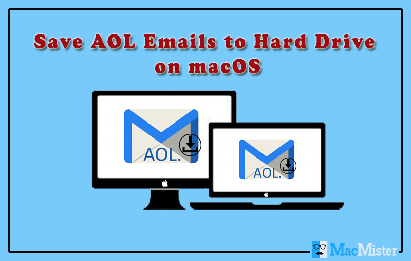 how to save aol emails to external hard drive