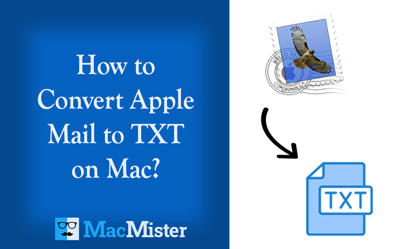 convert apple mail to text on mac