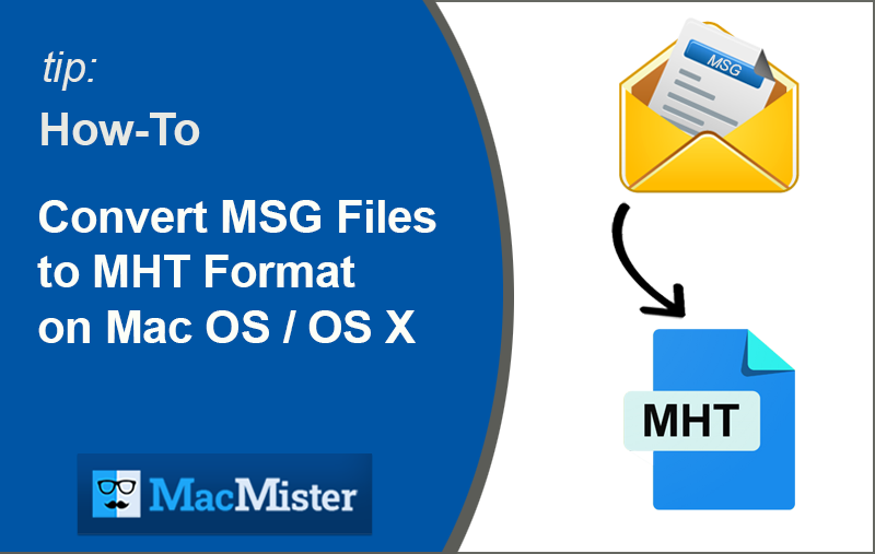 Convert MSG file to MHT format on Mac