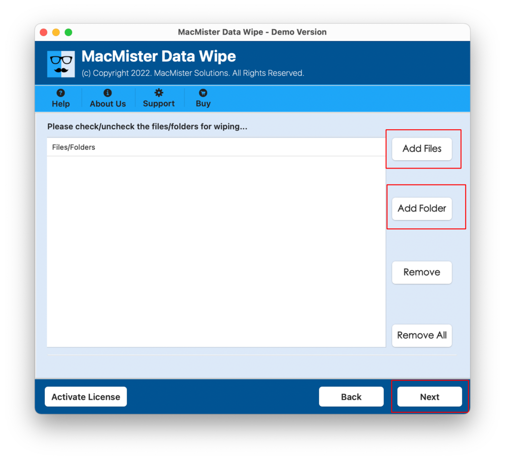 add log files