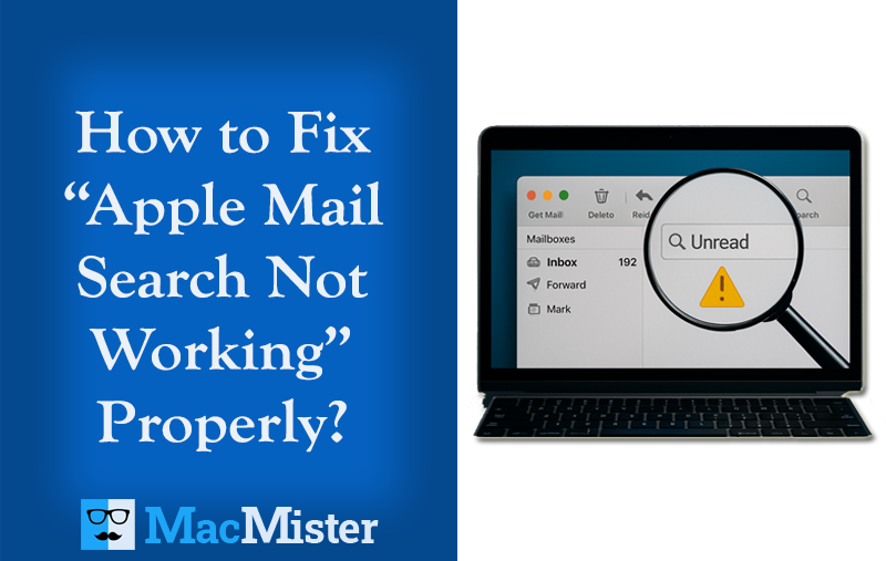 how to fix apple mail search not working properly