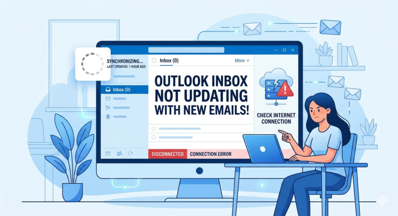 Outlook Inbox not updating with New Emails! - [Solution 2026]