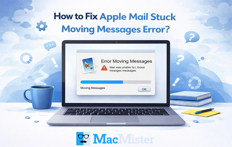 apple mail stuck moving messages