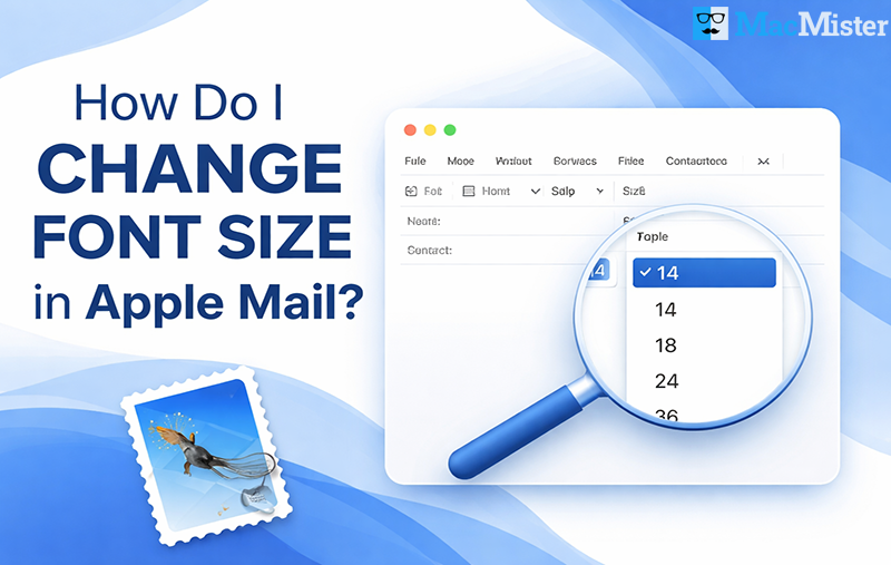 how do i change font size in apple mail