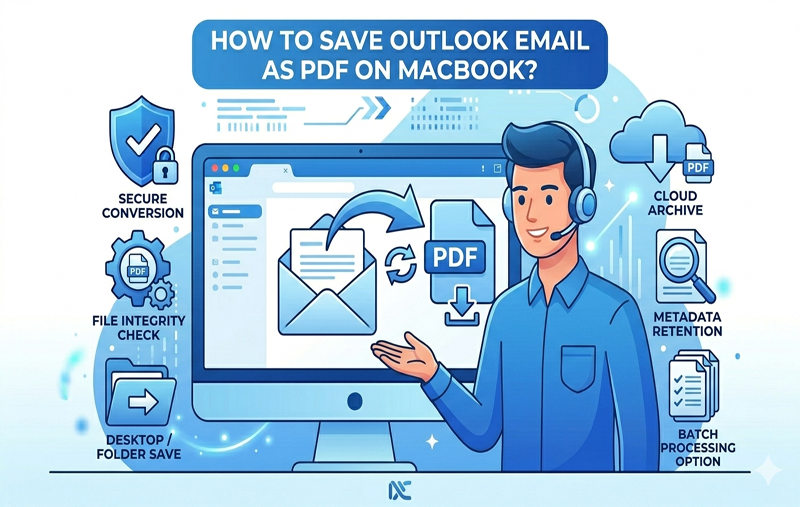 How to Save Outlook Email as PDF on MacBook?
