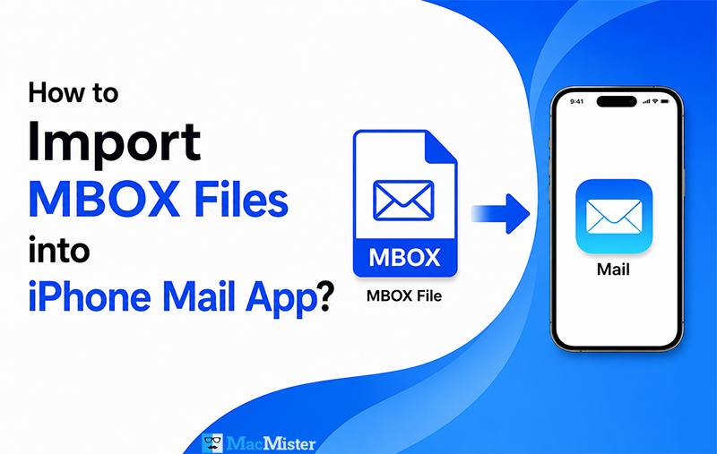 import mbox files into iphone mail app
