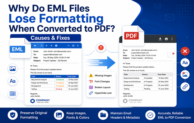 EML Files Lose Formatting