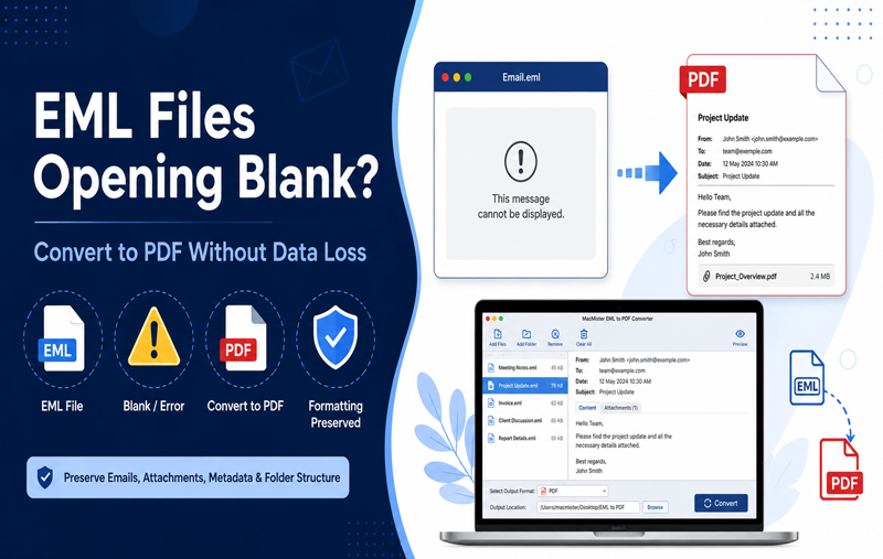 EML Files Opening Blank?