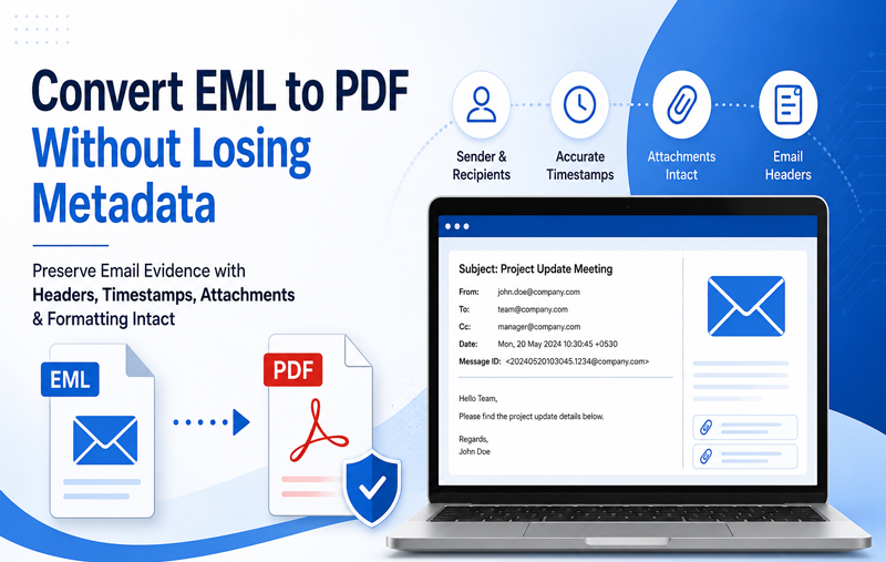 Convert EML to PDF Without Losing Metadata