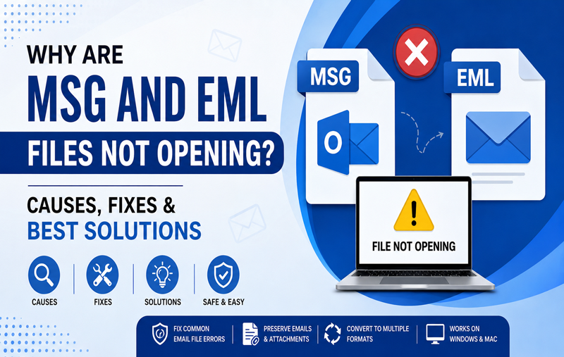 Why Are MSG and EML Files Not Opening?
