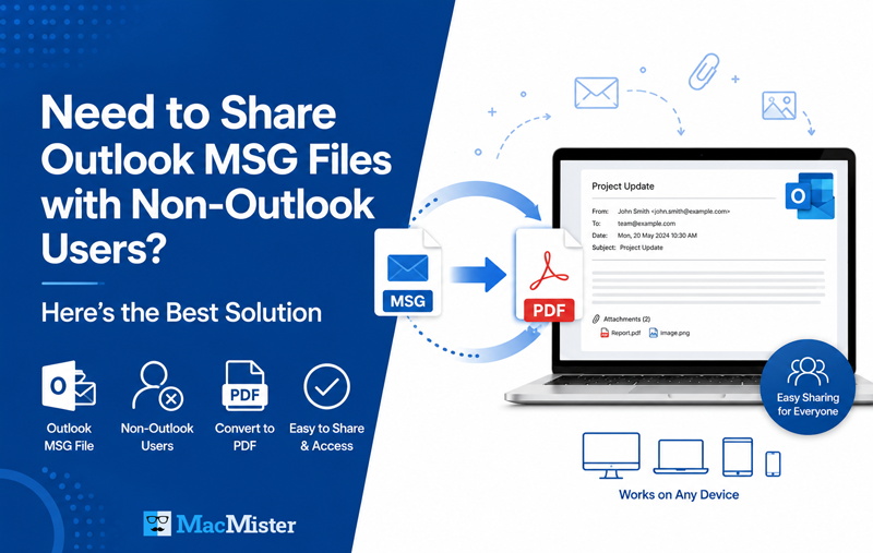 Share Outlook MSG Files by Converting Them to PDF