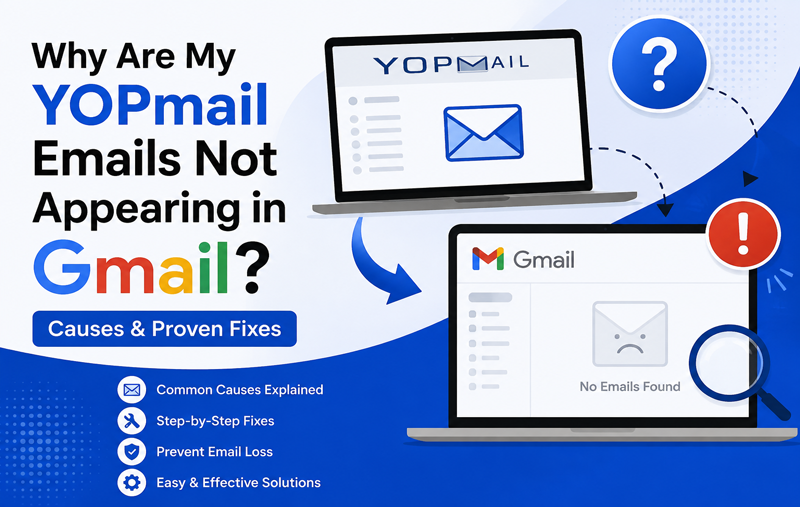 YOPmail emails not appearing in Gmail